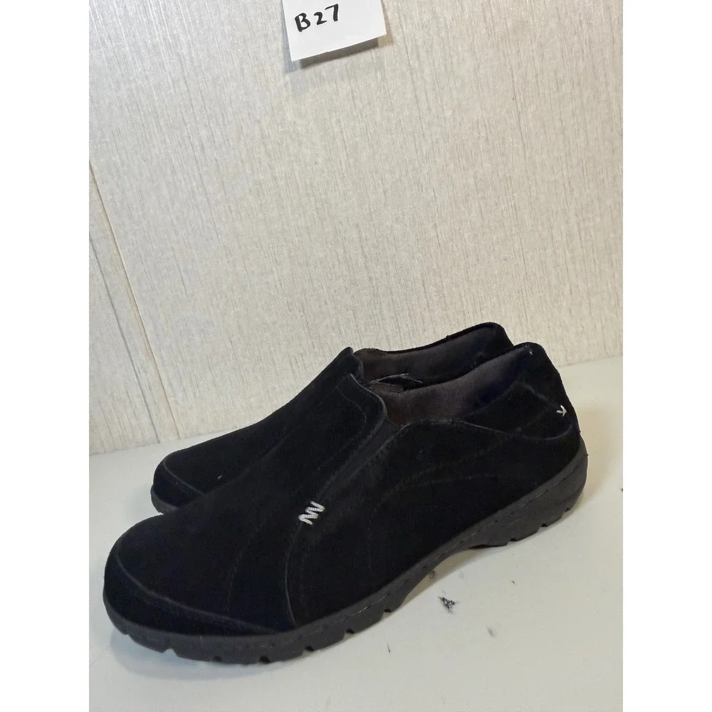 Dr. Scholls Women's Black Suede Leather Slip On Comfort‎ Loafers Size  8 Shoes